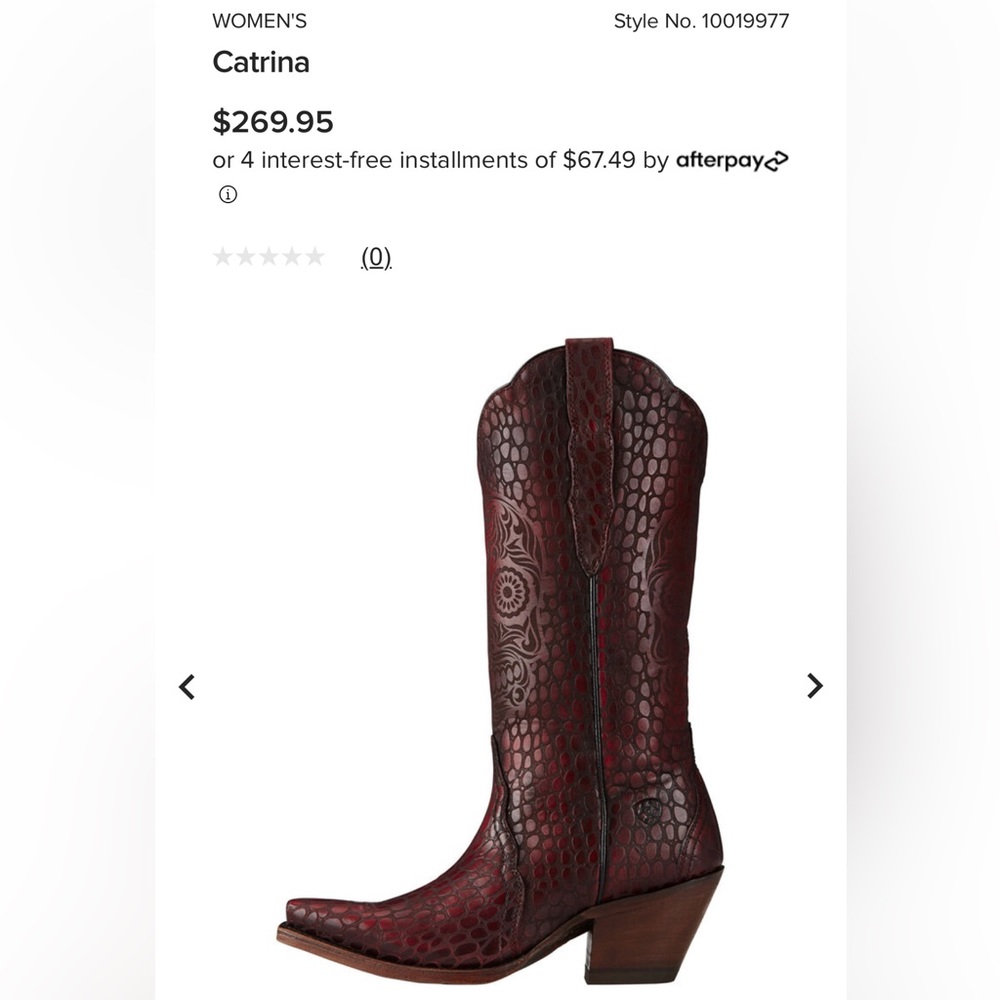 Hardly worn Artist Catrina Cowboy Boots